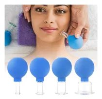 Comprar Kit De 4 Masajeadores Faciales De Vidrio Con Cabezal De Goma