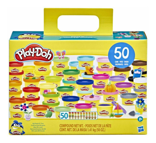 Set 50 Masas Plasticidas Play Doh Multicolor Envío Rápido