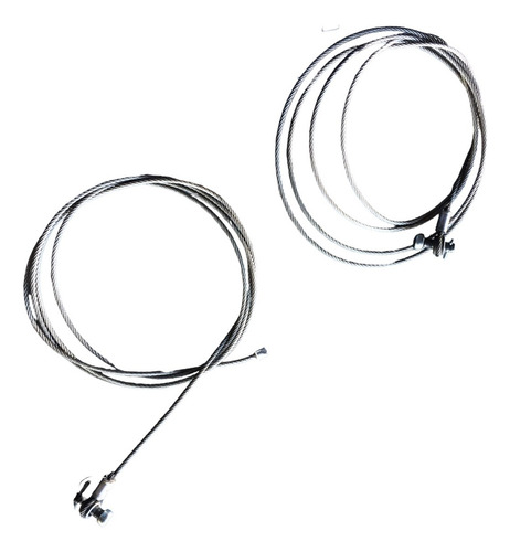 Cables De Acero Para Cortina Puerta Caja Seca 2 Piezas