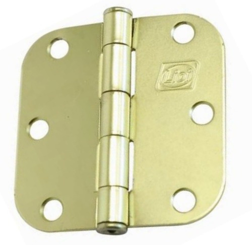 Imagen 1 de 1 de Bisagra L-88 Bronceada Borde Redondo 2 Un. 3.1/2x3.1/2 Lioi
