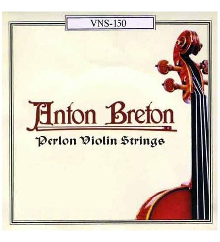 Vns-150 Cuerdas Violin 4/4 Perlon Anton Breton