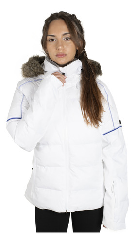 Campera Roxy Snow Snowblizzard Mujer Snow Blanco