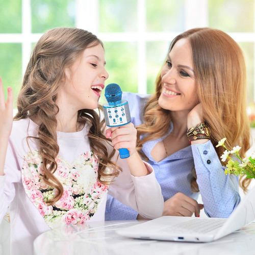 Micrófono De Karaoke Para Niños Y Adultos, Micrófono Bluetoo