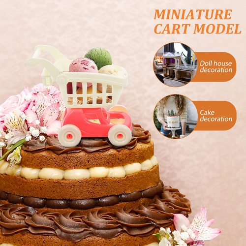 Carrito En Miniatura, 3 Unidades, Dolly House Mini House Min