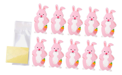2 X 10 Piezas Con Tarjetas De Animales Bolsas De Regalo
