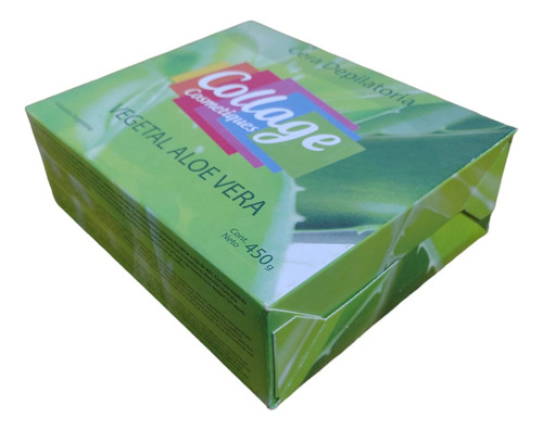 Cera Depilatoria Collage Vegetal Aloe Vera 450gr