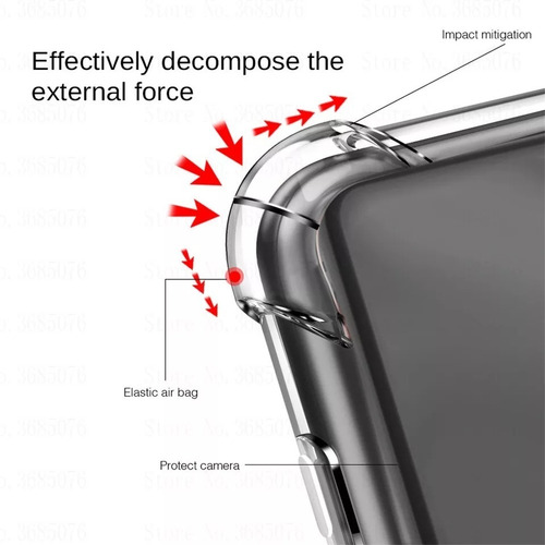 Imagen 3 de 4 de Protector Case iPhone 12 Pro Max 6.7¨ ** Antishock Flexible