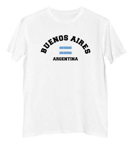 Remera Niño Buenos Aires Argentina Bandera Logo