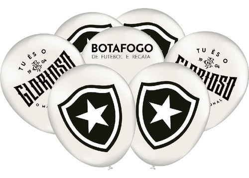 Balão - Bexiga Botafogo - 25 Unidades