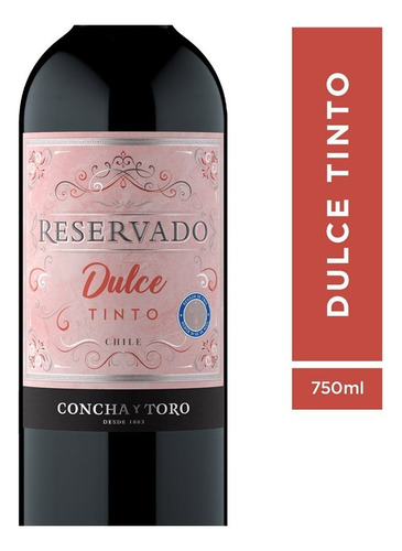 Vino Reservado Dulce Tinto Concha Y Toro 750 Ml