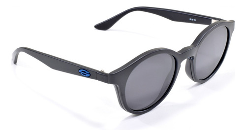 Armação Oculos Redondo Clipon Solar Lente Espelho Smart 985 Cor Preto