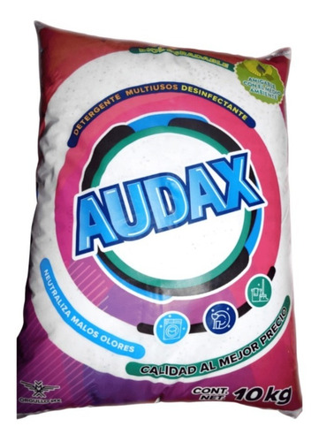 Detergente En Polvo 10 Kg. Biodegradable Audax 85010