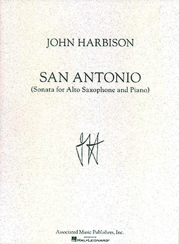 San Antonio Sonatafor Alto Saxophone & Piano