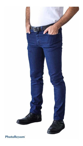 2 Pantalones Jean Polo Club Hombr Oferta Promo Azul Negro 46