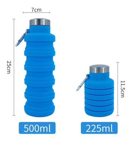 Botella Agua Colapsable 500cc