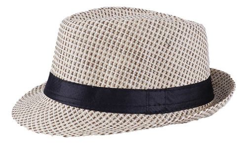 Sombrero Jazz Hat Straw Panama Gorra Sombrero Para El Sol Su