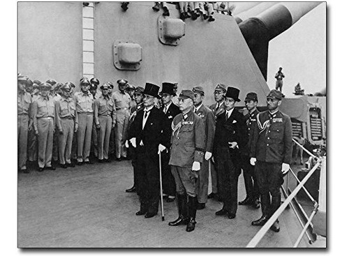 Surrender Japonés Wwii Photo Print De Haluro 8 x 10 plata