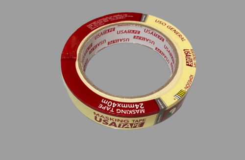 Cinta De Enmascarar Masking Tape 24 Mm X 40 Metros 