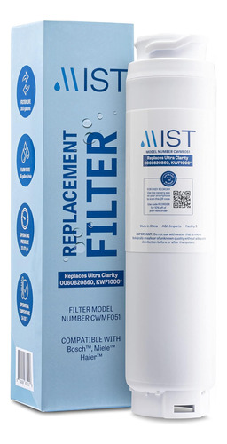 Reemplazo De Filtro De Agua Mist Ultra Clarity Para Bosch, F