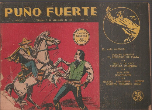 Revista Puño Fuerte Nº 54 Setiembre 1951