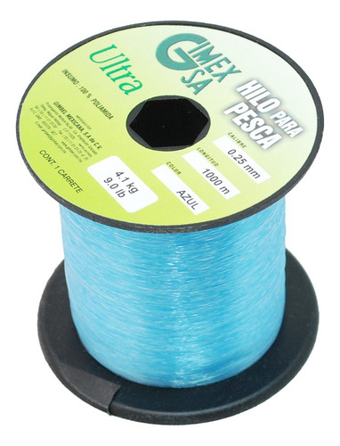 Hilo De Pesca Azul Ultra 0.50mm 1000mts