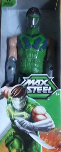Imagem 3 de 3 de Action Figure Articulado 30cm Max Steel Missão Na Selva