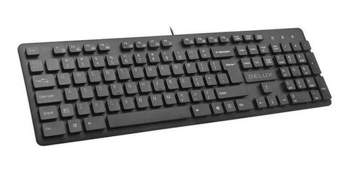 Teclado Alambrico Usb Delux  Ka150 Multimedia Español Acme