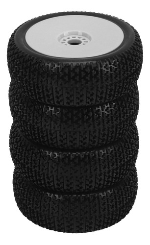 Llantas Rc Wheel Tire, 4 Unidades, 1/8, Neumáticos De Goma,