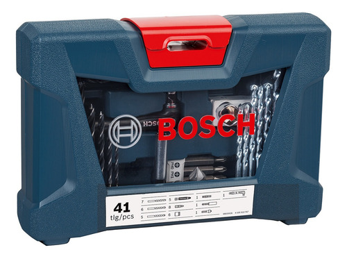 Imagem 3 de 5 de Jogo Kit De Ferramentas Brocas V-line Bosch 41 Peças
