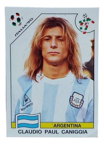 Figurita Claudio Caniggia Album World Cup Story