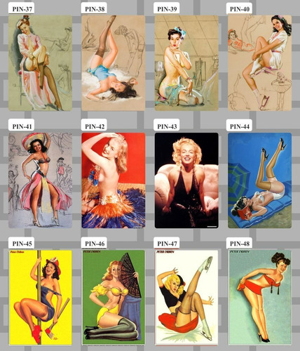 Imagem 5 de 6 de 5 Pôsters Cartaz Clássico Pin-up Retrô Para Emoldurar 20x30