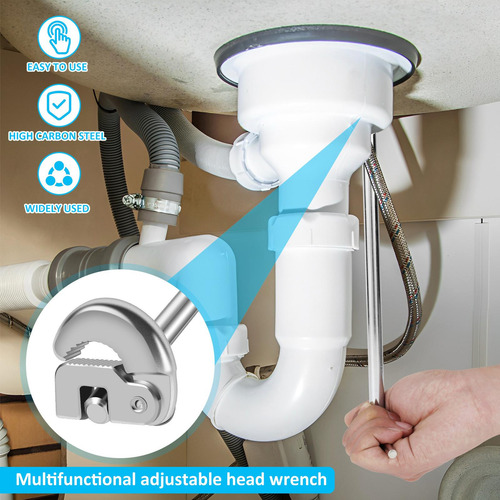 Llave De Lavabo Ajustable, Llave Para Fregadero De Cocina De