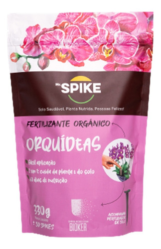 Fertilizante Orgânico Mr. Spike Orquídeas 330g