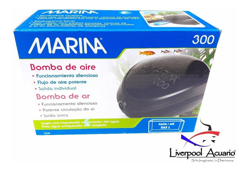 Accesorios Para Acuarios - Bomba De Aire Marina 300