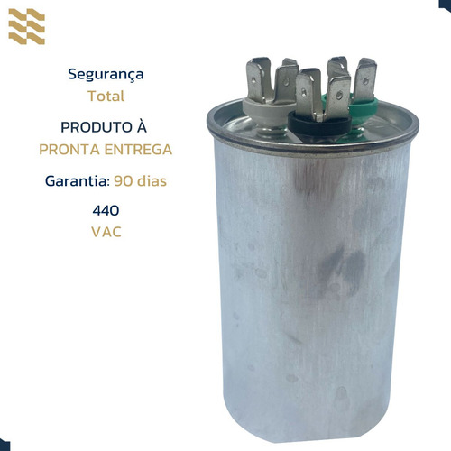 Capacitor Duplo 25+4uf 440v Cbb65 Friven