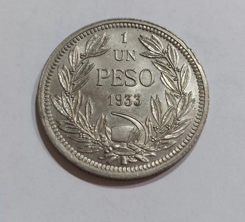 Monedas Chilena Año 1933 Set  5 Unidades.5000