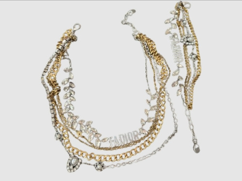 Collar & Pulsera Dio En Acero Inoxidable