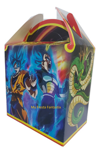 Goku Dragon Ball Super V Set 50 Dulceros Cajitas Bolo Feliz
