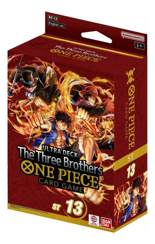 One Piece Card Game Three Brothers Ultra Deck St13 Idioma Ingles The Three Brothers