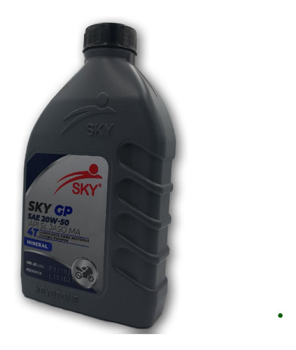 Imagen 3 de 4 de Aceite Sky 20w50 Mineral 7593597001220 7593597000056 Moto