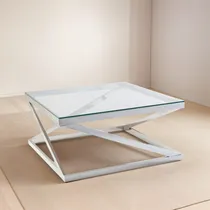 Comprar Mesa De Centro Acero Mesitas De Centro Inoxidable Elegante