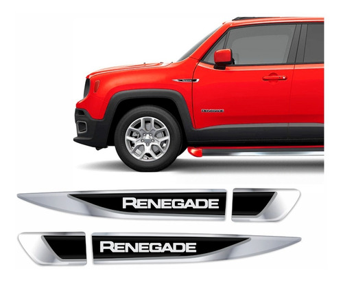 Par Emblemas Laterais Paralama Porta Jeep Renegade Res01