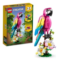 Comprar Lego Creator Loro Rosa Exotico 3 En 1 Pez Y Rana 31144 Cantidad De Piezas 253