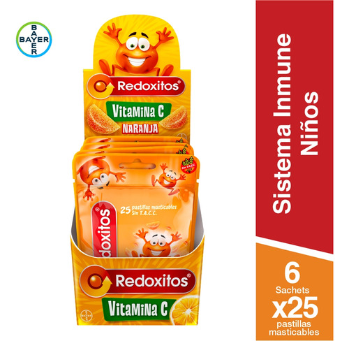 Redoxitos Suplemento Dietario Vitamina C X 150u Naranja