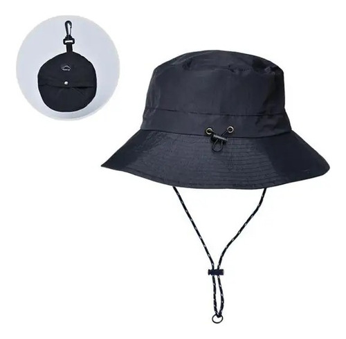 Sombrero Pesca Hq Upf50+ Anti-uv Guardable Bolso Impermeable