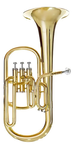Saxor Alto Eb Laqueado Silvertone Charcheta Slsr001 Color Dorado