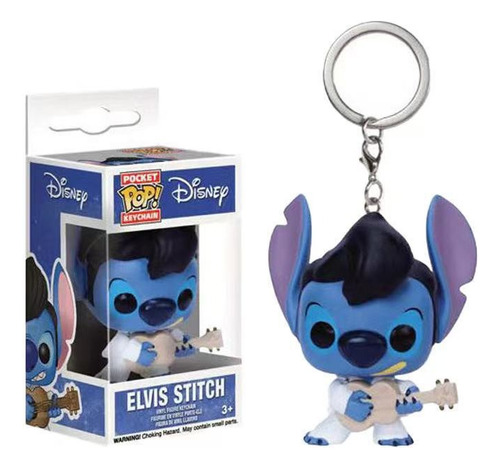 2pc Funko Pop Stitch Keychain Disney Llavero Stitch & Stitch