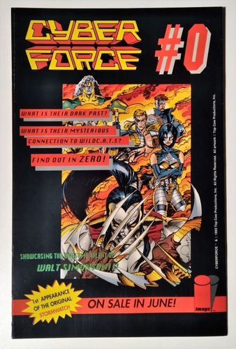 Cyberforce 3 Image Comics 1993 Marc Silvestri Williams Am01 (Usado)
