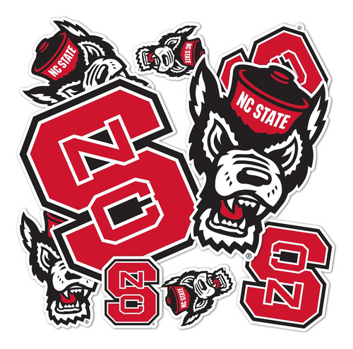 North Carolina State University Sticker Ncs Stickers Vi...