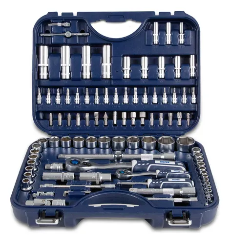Juego Llaves Tubo Encastre 1/2 1/4 Accesorios 94 Pz Bremen